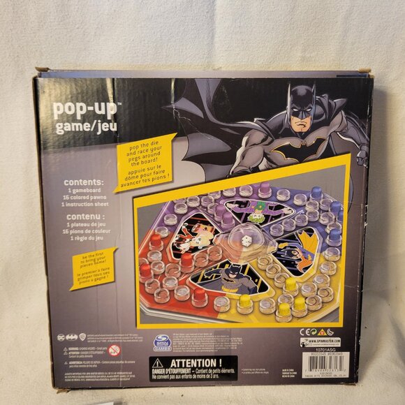 DC Batman Pop-up Game Board.  ---ITEM #1626 - Picture 2 of 4